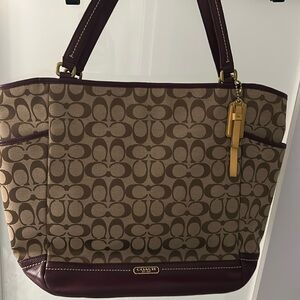 Coach tote bag in excellent used condition